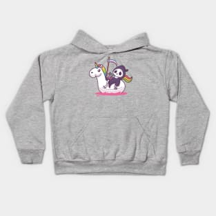 Pool Party Grim Reaper Kids Hoodie